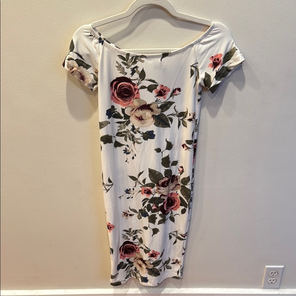 Floral Off-Shoulder Dress